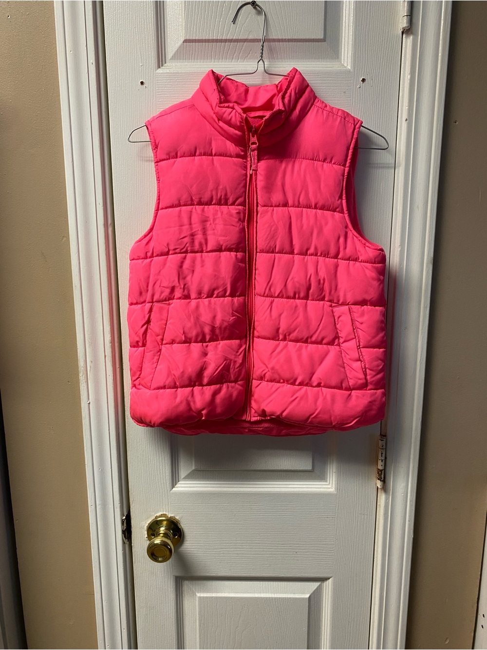 Place Girls Neon Pink Puffer Vest